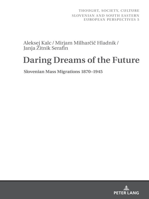 Title details for Daring Dreams of the Future by ZRC SAZU - Wait list
